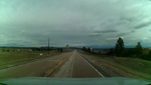 Devils Tower from a distance