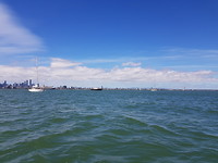 Uitzicht vanaf de boot