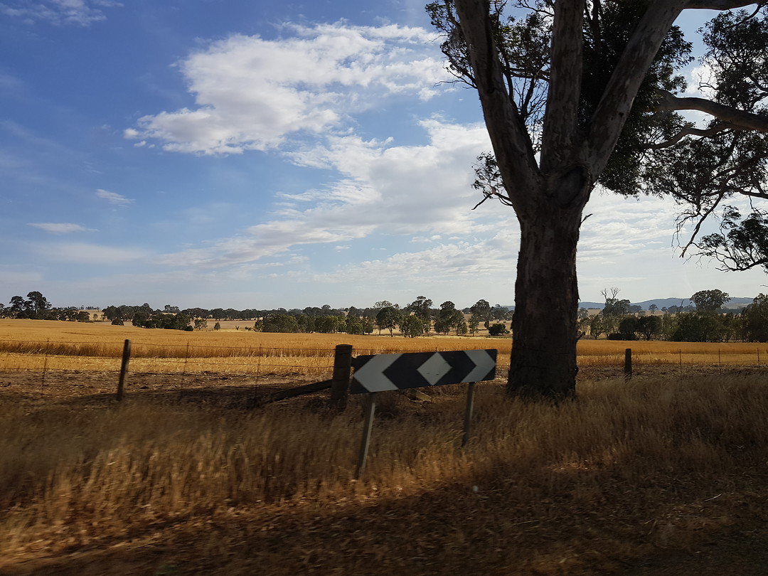 Onderweg van Halls Cap naar Melbourne
