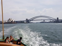 Op de boot terug