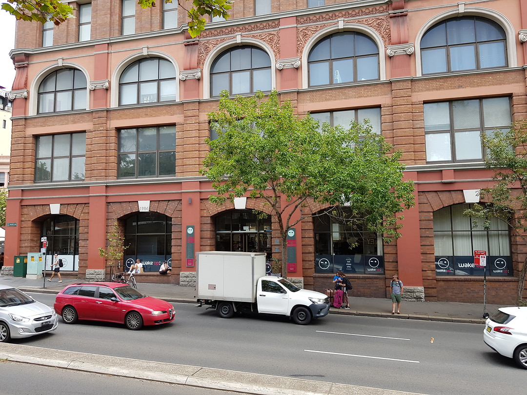 Hostel waar Esmée de eerste dagen verbleef.
