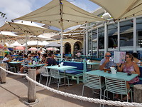 Bondi beach, leuk terras