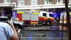 brandweer bij het hostel