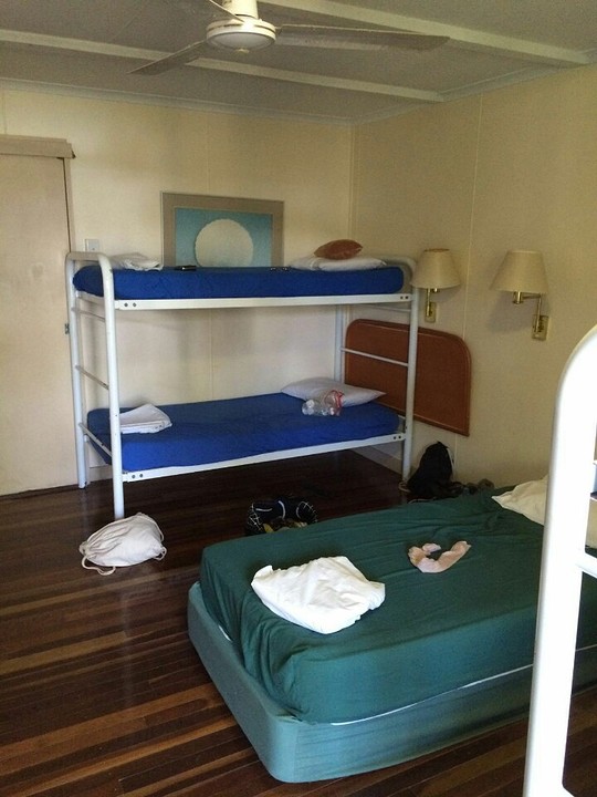 mijn mooie bed in het midden