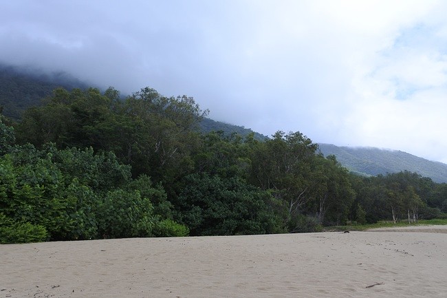 strand onderweg naar port douglas
