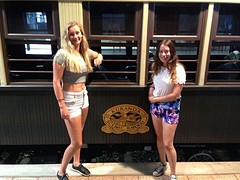 bij de trein met Frankie