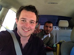 With my translator, Abu Zaid