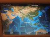 Inflight vluchtroute