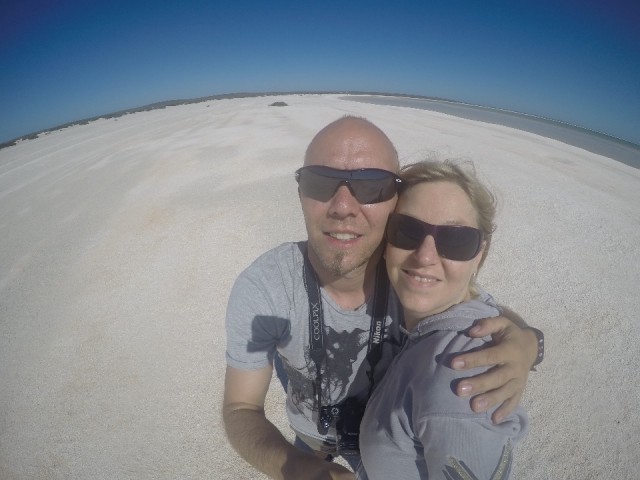 Selfie shell beach 1