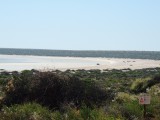 Vergezicht op Shell Beach