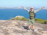 Hiking mountain Lucky Bay