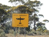 Royal Flying Doctors Service Airstrip ON the Highway