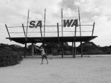 De grens tussen Western en South Australia