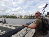 Brisbane River op Victoria Bridge