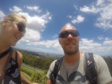 Selfie vanop Mount Coot-Tha
