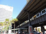 Voetgangers - treinen - autostrade Circular Quay