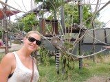 Op de foto met ringtail Maki