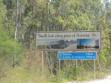 De grensovergang tussen NSW en VIC