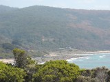 Outlook op Kennett River Beach