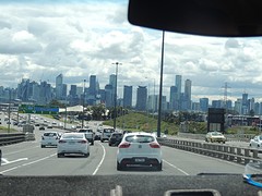 On the road Melbourne CBD