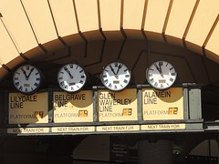 under the clocks @ Flinders Street Station 2