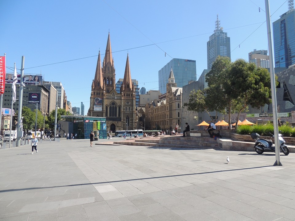 Federation Square - St Pauls Cathedral