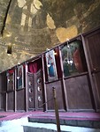 Interieur kerk vardzia, grottenstad