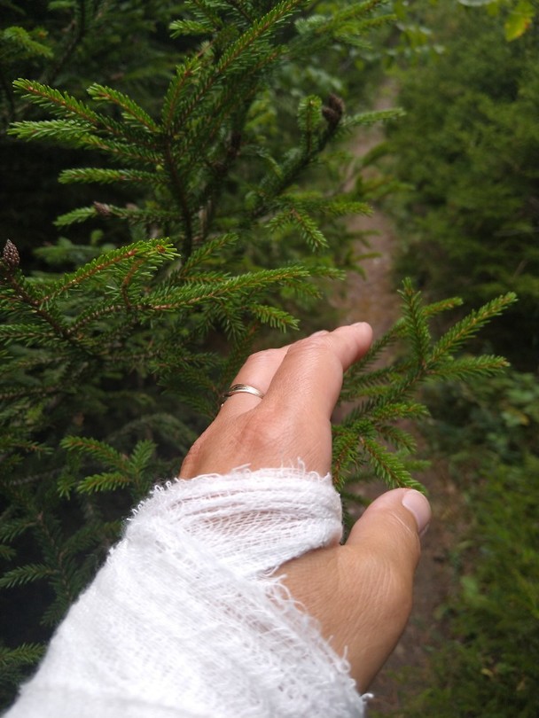 Hiking trail voor gipsarmpje