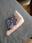 Gipsarm is niet meer, zijn opvolger elleboogbracelet
