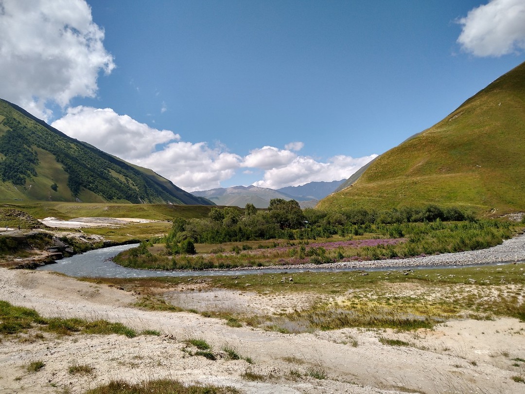 Kleurenpalet in Truso vallei