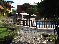 Tuin bij het hotel RIO Grande