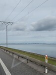 Uitzicht vanaf de dijk over de Waddenzee