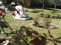 Kunst in een tuin Sillerslev Havn 1