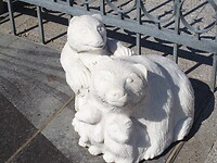 Kunst in een tuin Sillerslev Havn 3
