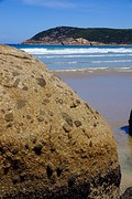 Pillar point vanaf de andere kant van Norman Beach