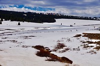 Granite Pass, hopelijk het laatste sneeuwveld dat we op onze reis te zien krijgen