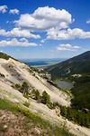 Eerste blik op de oneindige vlakte ten oosten van de Bighorn Mountains (1)