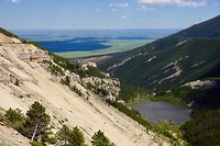Eerste blik op de oneindige vlakte ten oosten van de Bighorn Mountains (2)