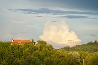 Het klaarde alweer op na het onweer van die middag