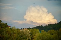 Close-up van cumulonimbus