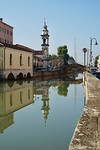 Battaglia spiegelt mooi op het wat troebele water