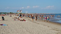 Het strand aan de Adriatische kust (1)
