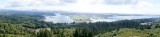 Panoramaview over noordwest Oregon
