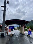 De entree van de autotrein naar Böckstein want op de foto gezet in Mallnitz, de ‘Schleuse’