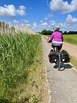 Veel fietspaden en weggetjes langs het water vandaag