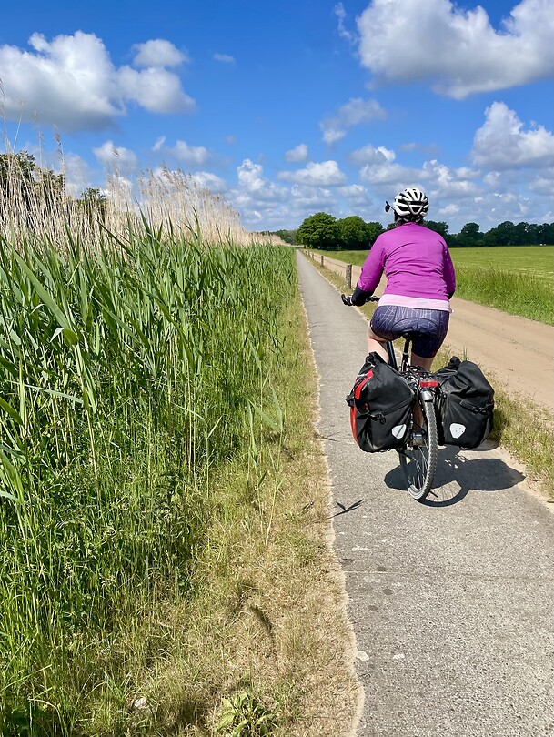 Veel fietspaden en weggetjes langs het water vandaag