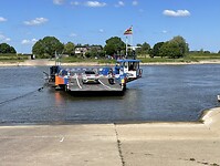 Het veerpont bij Wijhe