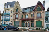 Langs de boulevard van Mers-les-Bains