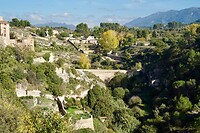 De kloof van de Barranco de Onteniente langs Bocairent