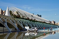 De ‘Umbracle’, waarin zich een prachtig arboretum van 1,4 ha bevindt
